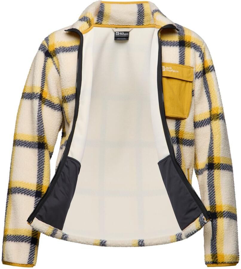 Jack Wolfskin Felslicht Check Jacket Men Fleece jack Heren XXXL panna cotta panna cotta
