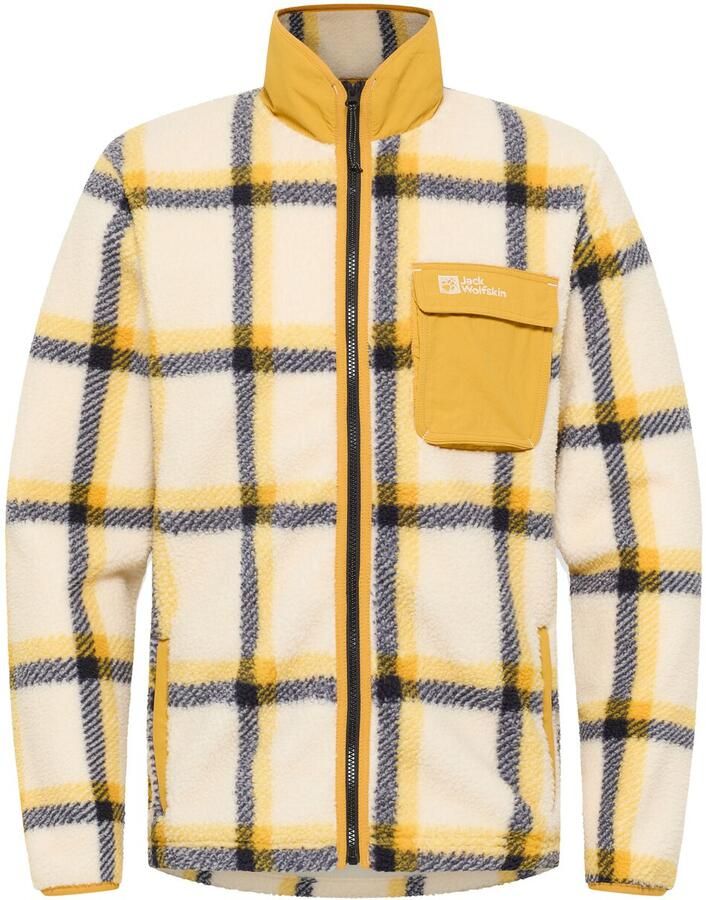 Jack Wolfskin Felslicht Check Jacket Men Fleece jack Heren XXXL panna cotta panna cotta - Foto 3