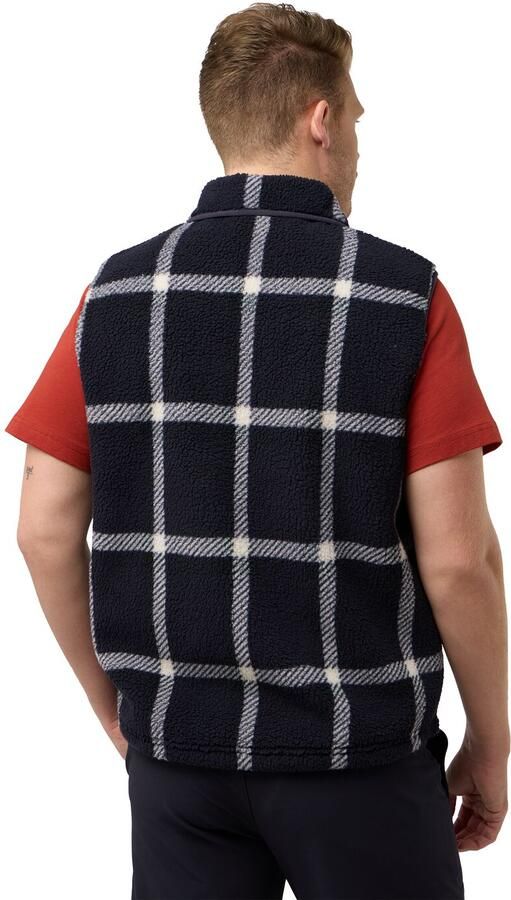 Jack Wolfskin Felslicht Check Vest Men Fleece bodywarmer Heren XXXL dark navy dark navy - Foto 4