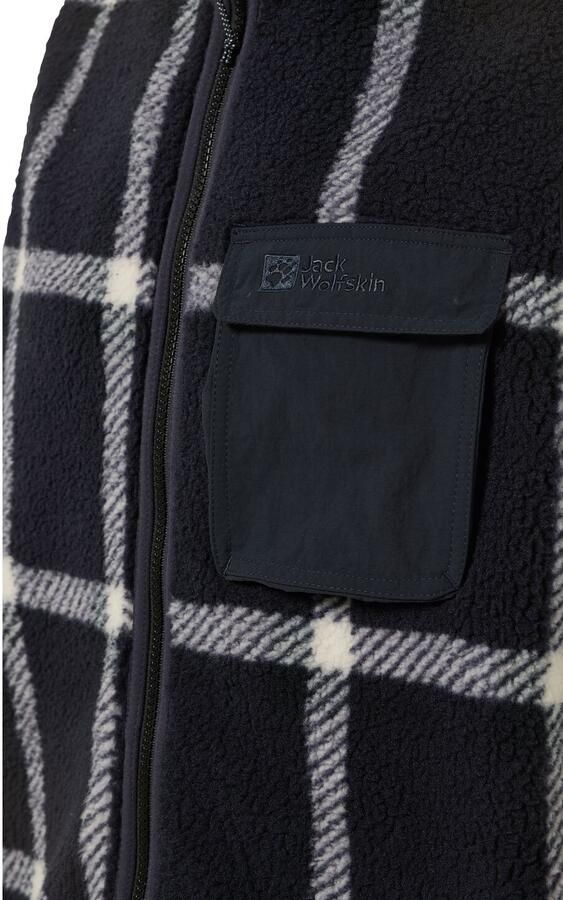 Jack Wolfskin Felslicht Check Vest Men Fleece bodywarmer Heren XXXL dark navy dark navy - Foto 3