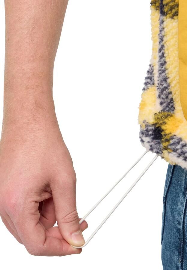 Jack Wolfskin Felslicht Check Vest Men Fleece bodywarmer Heren XXXL panna cotta panna cotta