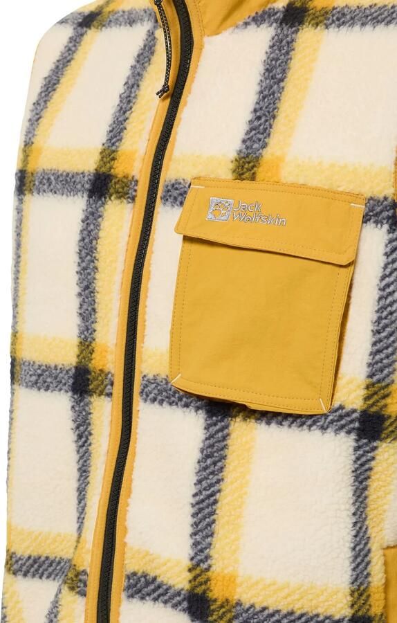 Jack Wolfskin Felslicht Check Vest Men Fleece bodywarmer Heren XXXL panna cotta panna cotta - Foto 3