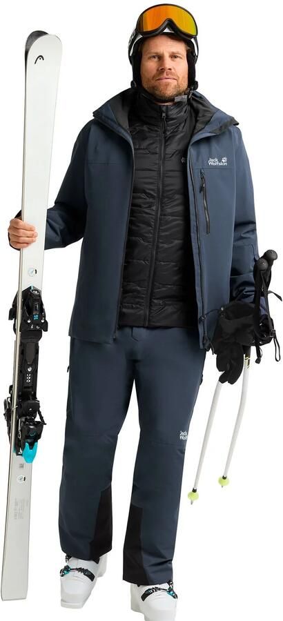 Jack Wolfskin Flowline 3in1 Jacket Men 3-in-1 ski-jas met RECCO -lokalisatiesysteem Heren XXL midnight sky midnight sky - Foto 19