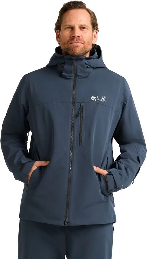 Jack Wolfskin Flowline 3in1 Jacket Men 3-in-1 ski-jas met RECCO -lokalisatiesysteem Heren XXL midnight sky midnight sky - Foto 14