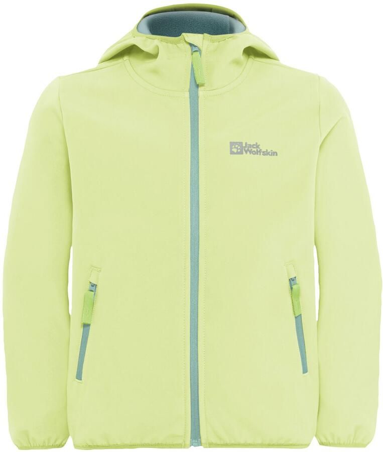 Jack Wolfskin Fourwinds Jacket Kids Softshelljack Kinderen 116 cool matcha cool matcha - Foto 6
