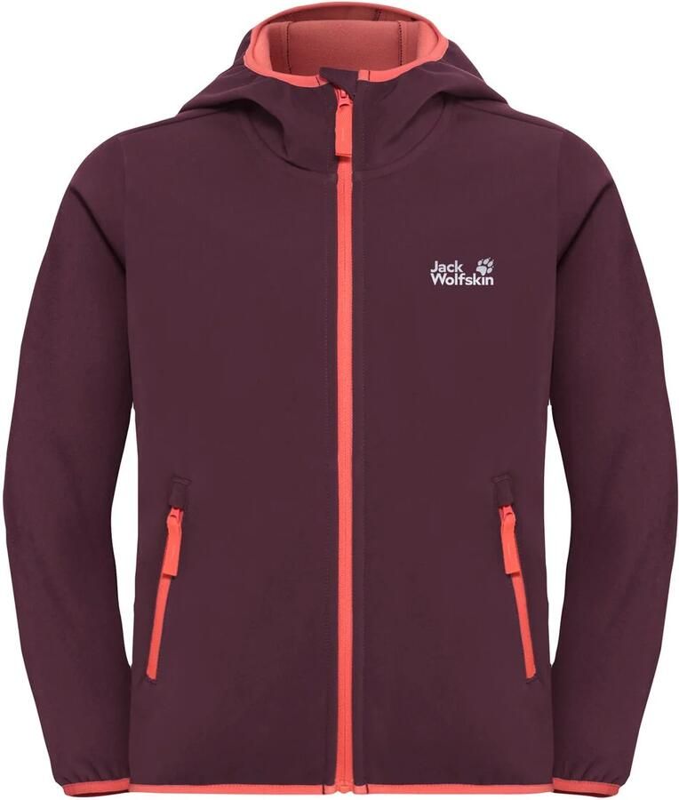 Jack Wolfskin Fourwinds Jacket Kids Softshelljack Kinderen 104 amaranth