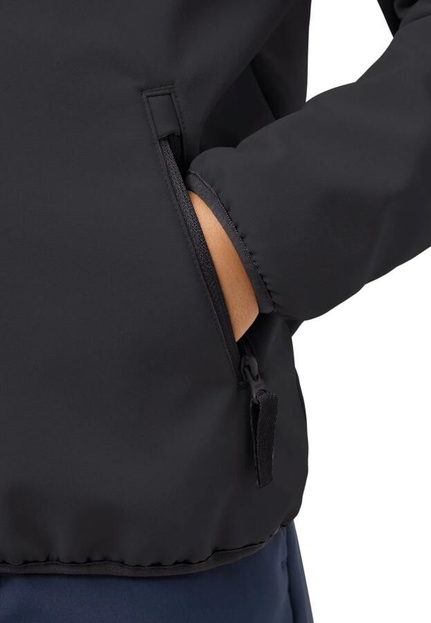 Jack Wolfskin Fourwinds Jacket Kids Softshelljack Kinderen 104 black - Foto 4