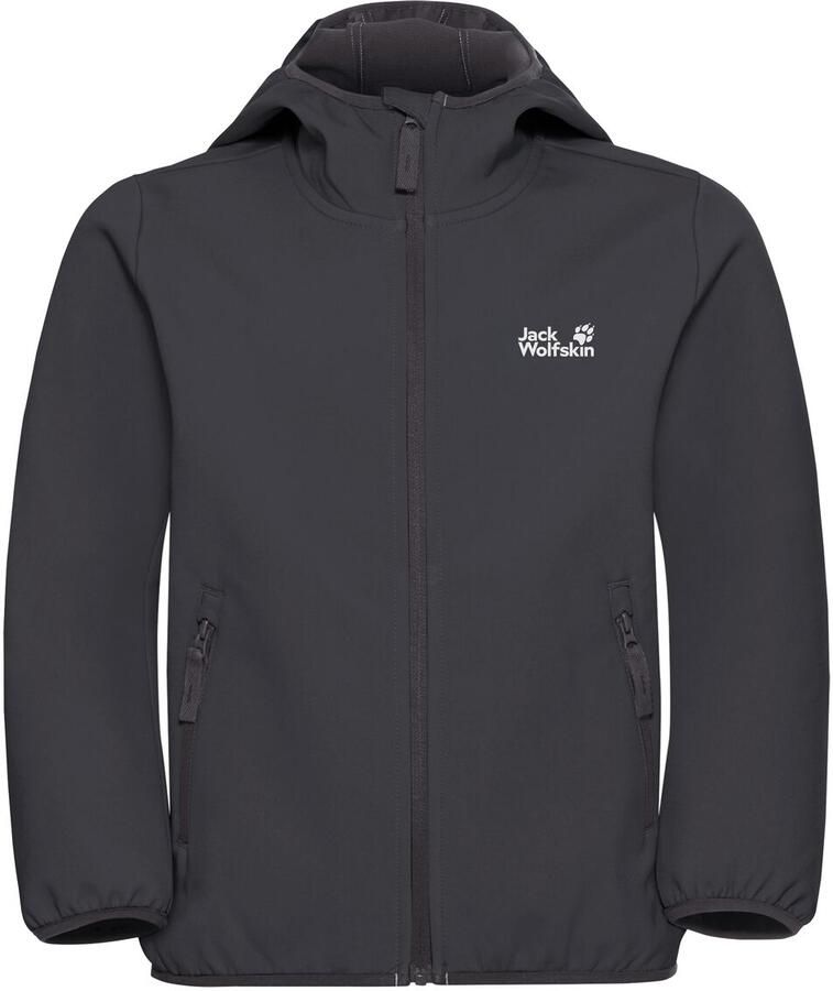 Jack Wolfskin Fourwinds Jacket Kids Softshelljack Kinderen 104 black