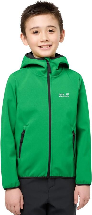 Jack Wolfskin Softshell-jack FOURWINDS JACKET KIDS Winddicht waterafstotend ade d tussenjas voor kinderen - Foto 11
