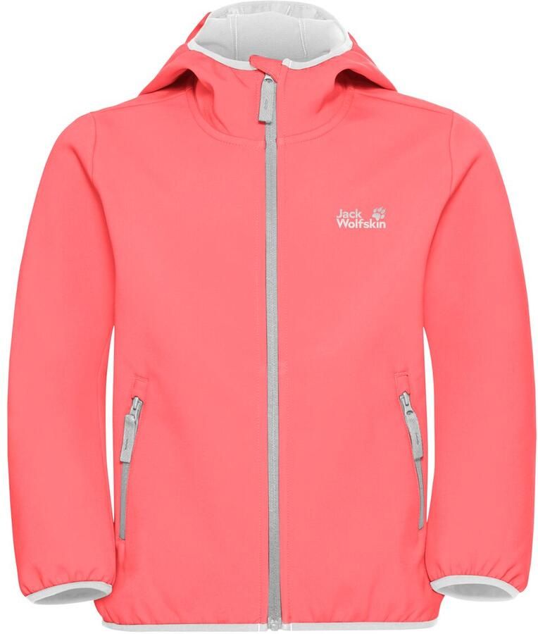 Jack Wolfskin Fourwinds Jacket Kids Softshelljack Kinderen 104 sunset coral sunset coral sunset coral sunset coral