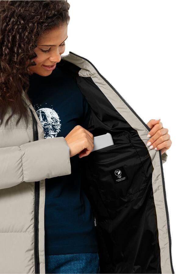 Jack Wolfskin Frozen Lake Coat Women RDS Donsjas Dames XXL seal - Foto 3