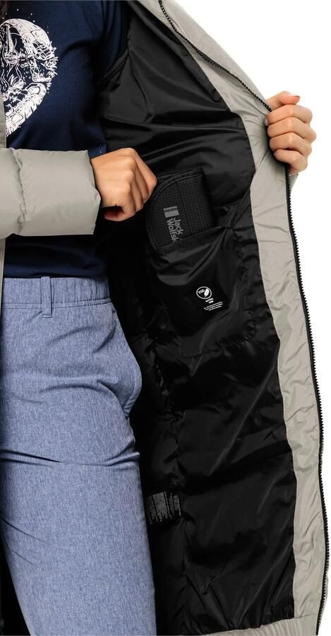 Jack Wolfskin Frozen Palace Coat Women RDS Donsjas Dames XXL seal - Foto 4