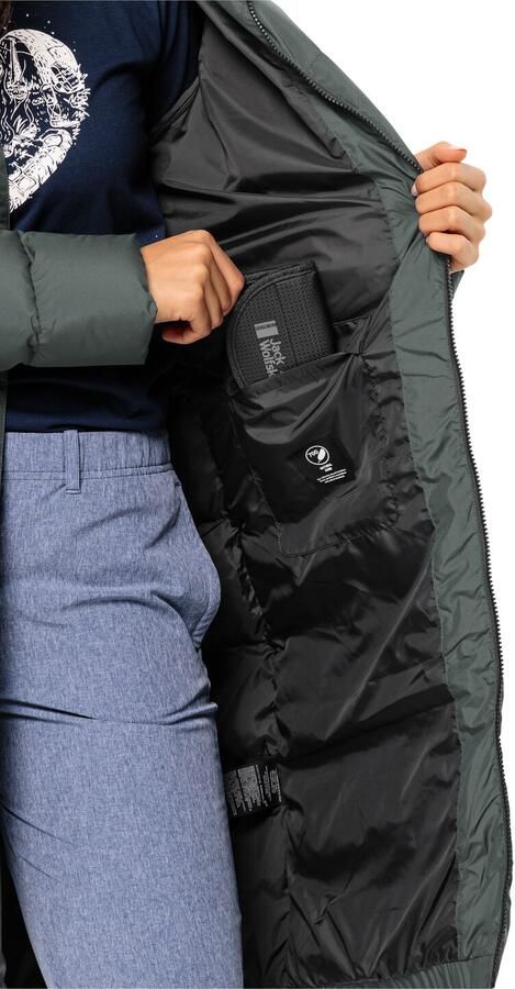 Jack Wolfskin Frozen Palace Coat Women RDS Donsjas Dames XXL slate green slate green - Foto 4