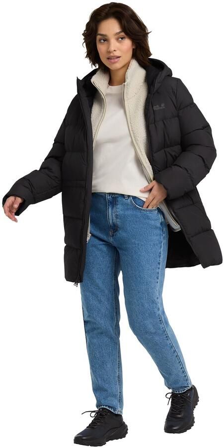 Jack Wolfskin Donsjack FROZEN PALACE LONG JKT W RDS Verwarmend winddicht dons Parka - Foto 8