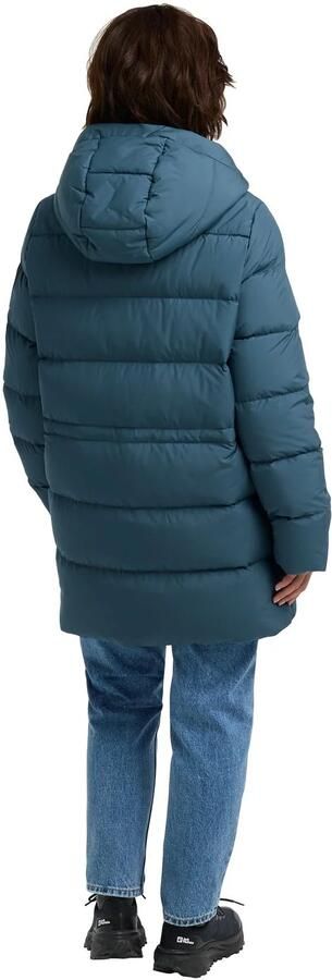 Jack Wolfskin Frozen Palace Long Jacket Women RDS Donsjas Dames S aluminium blue aluminium blue - Foto 7