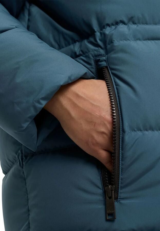 Jack Wolfskin Frozen Palace Long Jacket Women RDS Donsjas Dames S aluminium blue aluminium blue - Foto 3