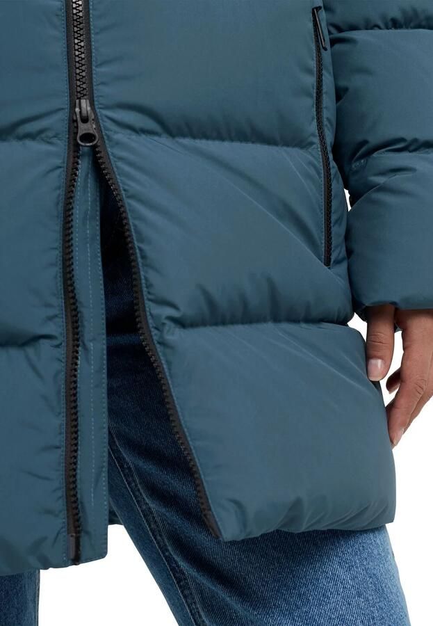 Jack Wolfskin Frozen Palace Long Jacket Women RDS Donsjas Dames S aluminium blue aluminium blue - Foto 4
