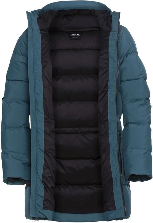 Jack Wolfskin Frozen Palace Long Jacket Women RDS Donsjas Dames S aluminium blue aluminium blue - Foto 5
