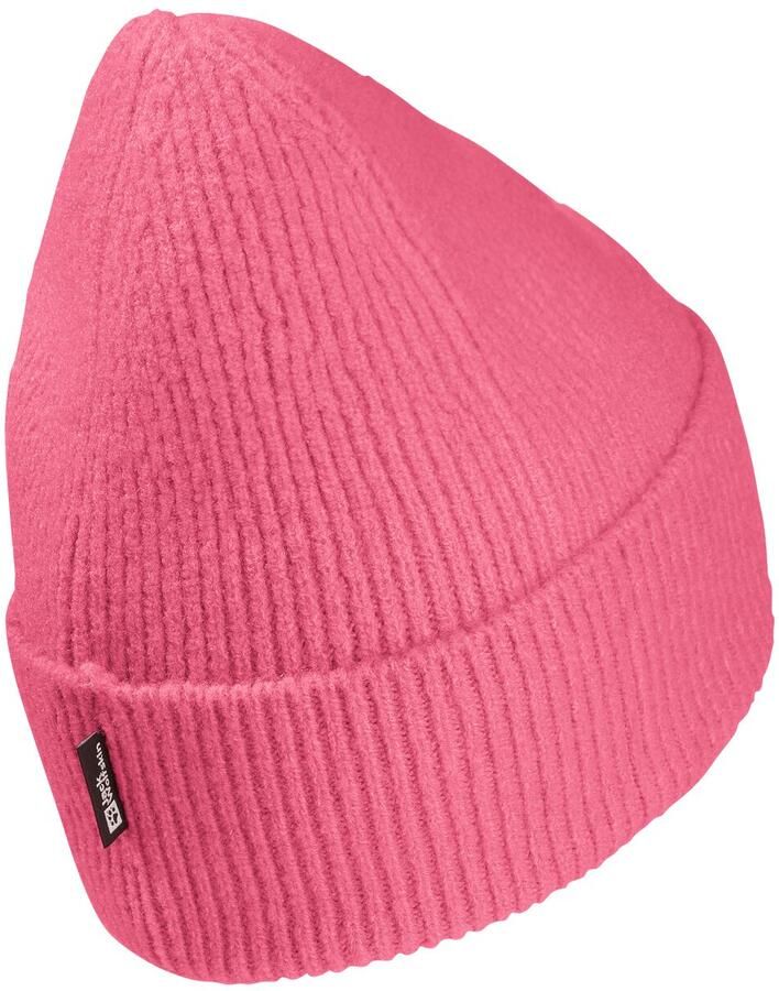 Jack Wolfskin Fuzzy Beanie Klassieke gebreide muts M bubblegum - Foto 2
