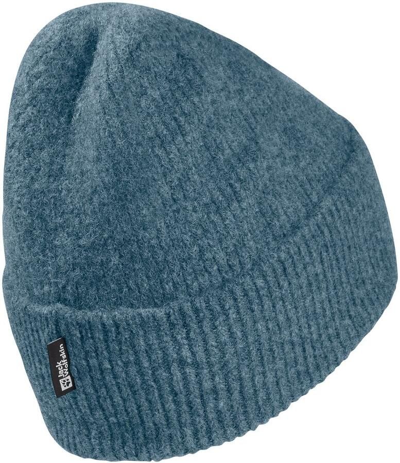 Jack Wolfskin Fuzzy Beanie Klassieke gebreide muts M aluminium blue aluminium blue - Foto 2