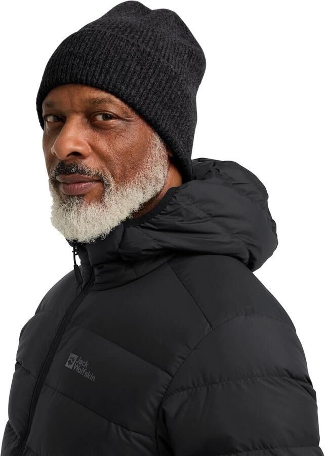 Jack Wolfskin Fuzzy Beanie Klassieke gebreide muts M black - Foto 5