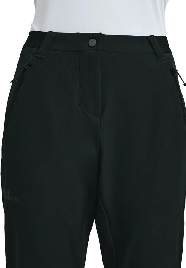 Jack Wolfskin Geigelstein Slim Pants Women Softshell-wandelbroek Dames 36 black