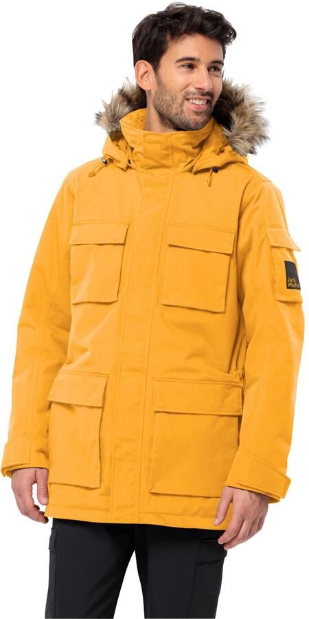 Jack Wolfskin Glacier Canyon Parka Waterdichte winterjas Heren XXXL mustard - Foto 7