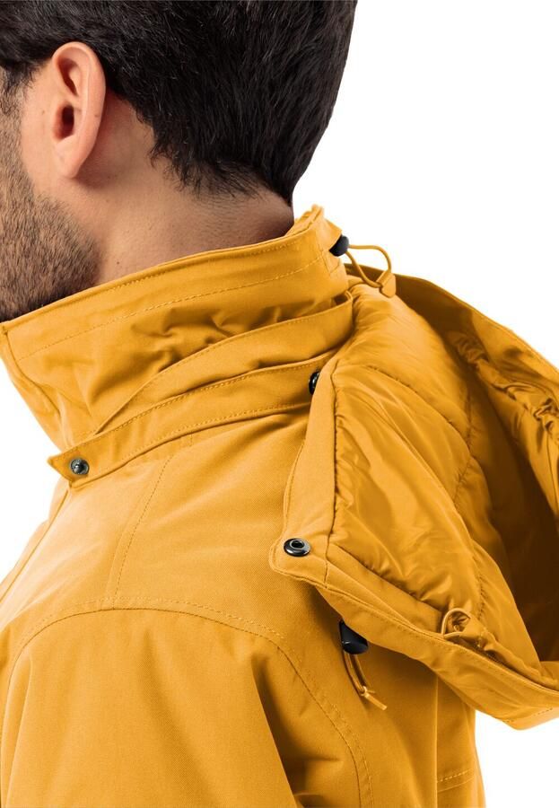 Jack Wolfskin Glacier Canyon Parka Waterdichte winterjas Heren XXXL mustard - Foto 5