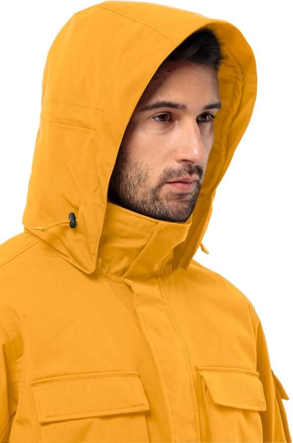 Jack Wolfskin Glacier Canyon Parka Waterdichte winterjas Heren XXXL mustard - Foto 4