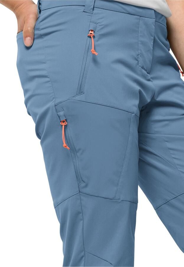 Jack Wolfskin Glastal Pants Women Softshell-wandelbroek Dames 36 elemental blue Elemental Blue