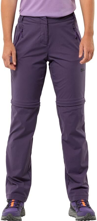 Jack Wolfskin Glastal Zip Off Pants Women Zip-Off-wandelbroek Dames 34 dark grape Dark Grape - Foto 7