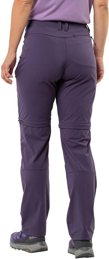 Jack Wolfskin Glastal Zip Off Pants Women Zip-Off-wandelbroek Dames 34 dark grape Dark Grape - Foto 5