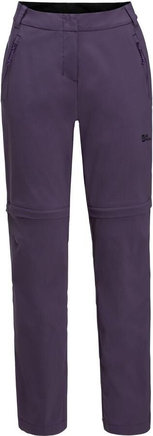 Jack Wolfskin Glastal Zip Off Pants Women Zip-Off-wandelbroek Dames 34 dark grape Dark Grape - Foto 6