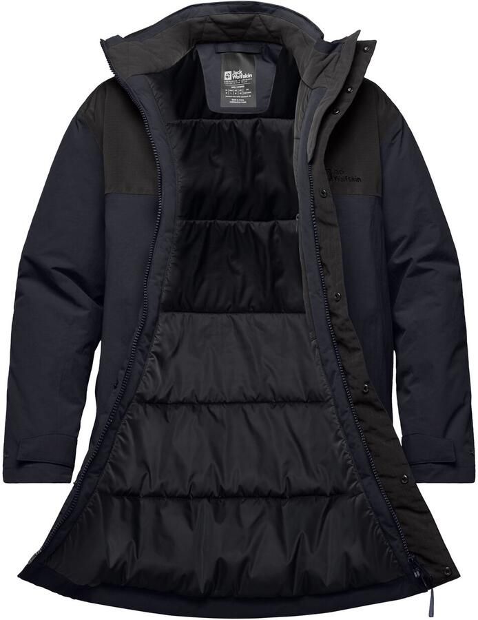 Jack Wolfskin Gletschersee Parka Men Waterdichte winterjas Heren XXL dark navy dark navy