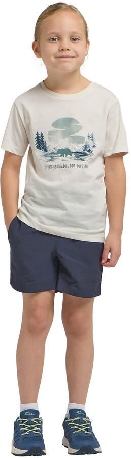 Jack Wolfskin Graphic Cotton T-Shirt Kids T-shirt van biologisch katoen Kinderen 104 print cotton white PRINT cotton white - Foto 8