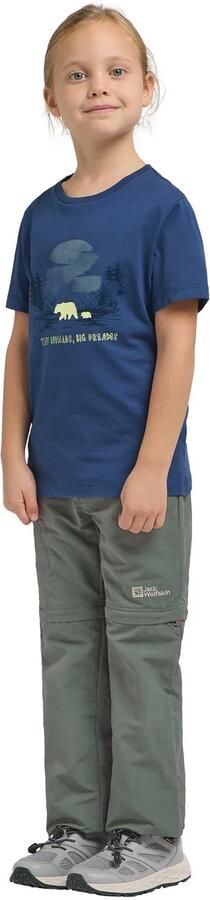 Jack Wolfskin Graphic Cotton T-Shirt Kids T-shirt van biologisch katoen Kinderen 104 print evening sky PRINT evening sky - Foto 6