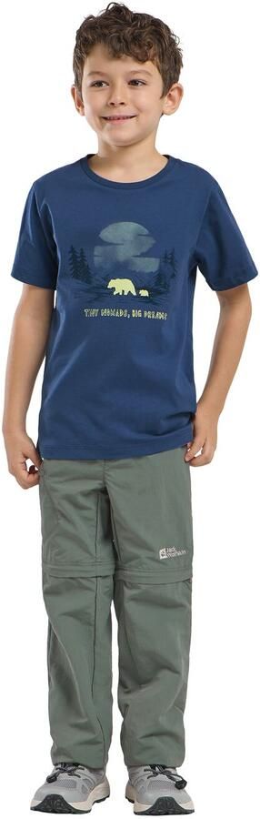 Jack Wolfskin Graphic Cotton T-Shirt Kids T-shirt van biologisch katoen Kinderen 104 print evening sky PRINT evening sky - Foto 5