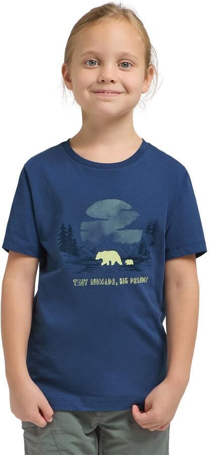 Jack Wolfskin Graphic Cotton T-Shirt Kids T-shirt van biologisch katoen Kinderen 104 print evening sky PRINT evening sky - Foto 3