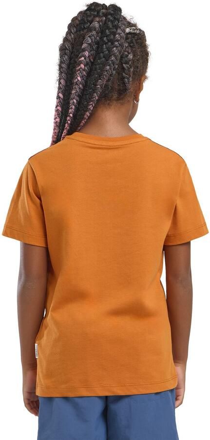 Jack Wolfskin Graphic Cotton T-Shirt Kids T-shirt van biologisch katoen Kinderen 104 print soft amber PRINT soft amber - Foto 4
