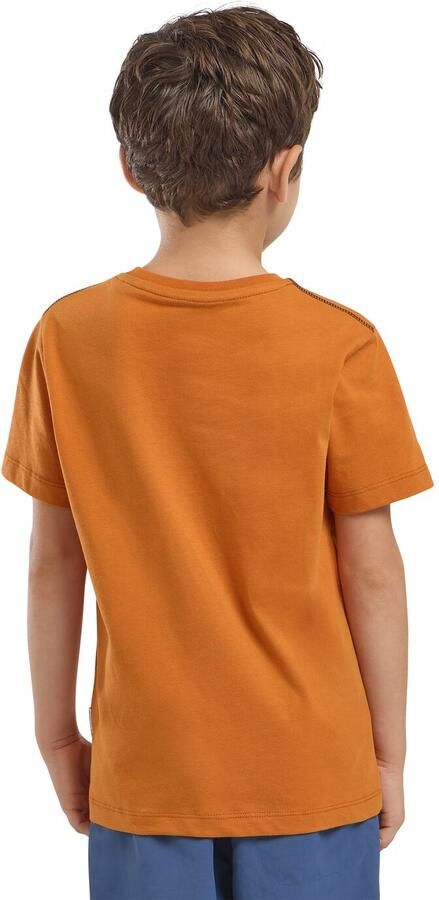 Jack Wolfskin Graphic Cotton T-Shirt Kids T-shirt van biologisch katoen Kinderen 104 print soft amber PRINT soft amber - Foto 2