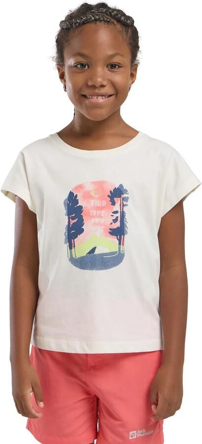 Jack Wolfskin Graphic T-Shirt T-shirt van biologisch katoen Kinderen 104 print cotton white PRINT cotton white - Foto 10
