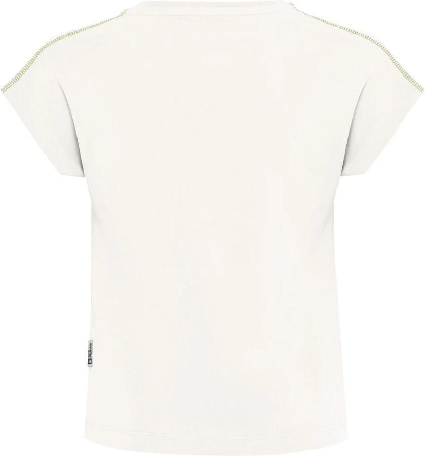 Jack Wolfskin Graphic T-Shirt T-shirt van biologisch katoen Kinderen 104 print cotton white PRINT cotton white