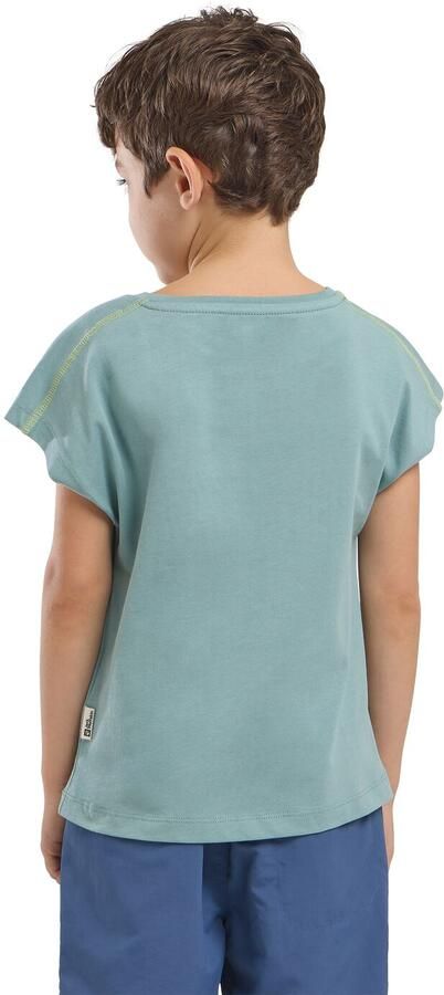 Jack Wolfskin Graphic T-Shirt T-shirt van biologisch katoen Kinderen 104 print soft jade PRINT soft jade - Foto 8