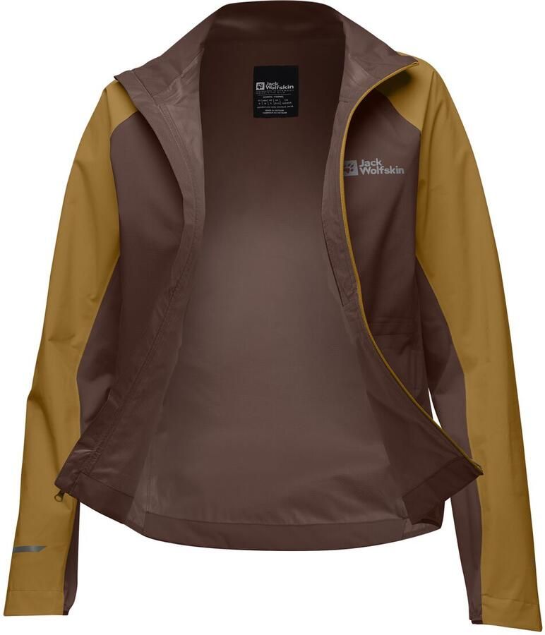 Jack Wolfskin Gravex 2.5L Jacket Men Fiets-regenjack Heren XXL dark rust Dark Rust