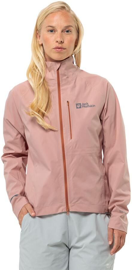 Jack Wolfskin Gravex 2.5L Jacket Women Fiets-regenjack Dames XXL rose dawn Rose Dawn - Foto 7