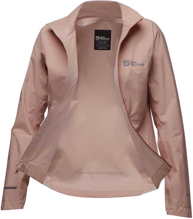 Jack Wolfskin Gravex 2.5L Jacket Women Fiets-regenjack Dames XXL rose dawn Rose Dawn