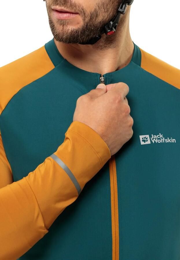 Jack Wolfskin Gravex FZ LS Men Functioneel fietsshirt Heren XXL emerald - Foto 2