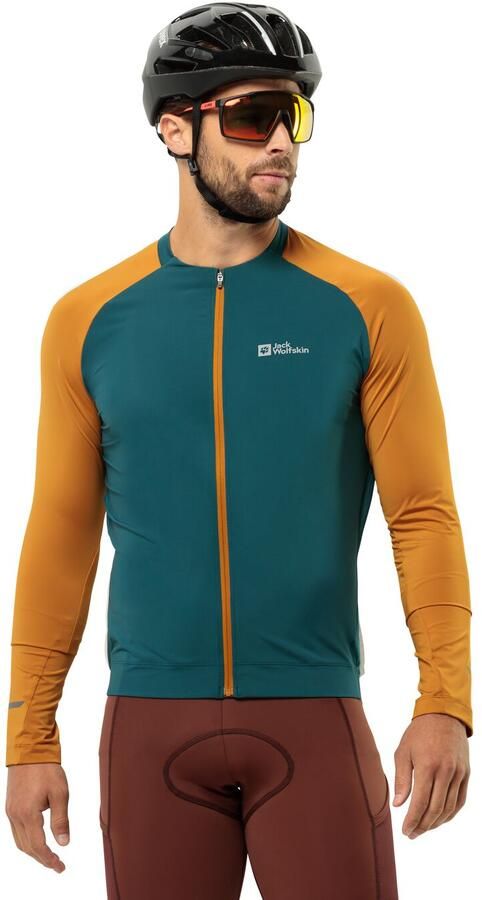 Jack Wolfskin Gravex FZ LS Men Functioneel fietsshirt Heren XXL emerald - Foto 3