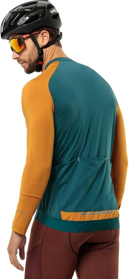 Jack Wolfskin Gravex FZ LS Men Functioneel fietsshirt Heren XXL emerald - Foto 4