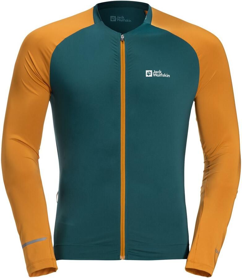 Jack Wolfskin Gravex FZ LS Men Functioneel fietsshirt Heren XXL emerald
